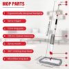 Sturdy Spray Mops for Floor Cleaning Microfiber Spray Mop and Microfiber Floor Mop with Scrubber and 4 Washable Reusable Pads Wet Dry Flat Mop - Image 5