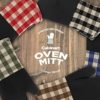 Cuisinart Buffalo Check Oven Mitts - 2 Pack, Blue and Ivory Plaid Design - Handle Hot Kitchen Items Safely - Non-Slip Grip Oven Gloves with Insulated Deep Pockets and Hanging Loop - Image 7