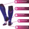 C4 Equestrian High Performance Riding Socks - Horse Riding & Tall Boot Over the Calf Knee High Socks for Women - Image 4