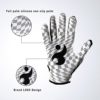 Football Gloves Youth Kids Receiver Gloves Breathable and Non-Slip Silicone Grip Glove with Adjustable Wristband 1 Pair Football Receiver Gloves Silicone Palm for Games and Training - Image 4