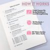 Badass Body Goals: Booty Shaping & Resistance Training Fitness Journal. 10-Week Circuit Training & Personal Resistance Training Program and Fitness Planner by Jennifer Cohen & Habit Nest. - Image 2