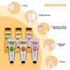 Blue Finger Hand Cream Gift Set Hand Care Hand Repair Cream 6 x 30ml Hand Moisturiser mini Hand Gift Set Travel Size Hand Cream for Dry Hands Travel Size Care Cream - Image 7