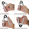Hofgleaq Metal Hand Grip Strengthener, 3 Pack (150, 200, 250 lbs), No Slip Heavy-Duty Finger, Wrist & Forearm Exercise Strengthener for Home Office & Gym, Muscle Building Grip Strength Trainer - Image 3