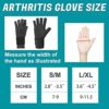 Dr.Welland Medical Arthritis Gloves with Strap, Best Open Finger Glove Hand Wrist Support for Rheumatoid Arthritis, Carpal Tunnel, RSI, Tendonitis, Daily Healing, Hand Pain Relief – Men/Women - Image 4
