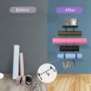 Yoga Mat Holder, Yoga Mat Storage, Yoga Mat Holder Wall Mount Gym Equipment for Home, Yoga Set Organizer Home Gym Accessories Storage, Yoga Mat Storage Wall Shelf, Yoga Accessories Organizer for Wall… - Image 5