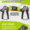 MummyFit Grip Strengthener. Adjustable Hand Grip for Grip Training. Forearm Grip Strength Finger Trainer and Hand Exerciser. Gripper for Arm Wrestling Equipment and Wrist Workout. Hand Exercisers - Image 9