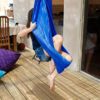 ZCXBHD Reversible Therapy Swing Breathable Swing with Load-Bearing 200kg Swing Cuddle Active Aerial Yoga Swing for Kids and Adult Autism ADHD Aspergers Sensory Integration - Image 7