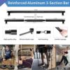 Ultimate Push Up board, Portable at Home Gym, Strength Training equipment for Men, Home Workout Equipment with 15 Gym Accessories, Foldable Pushup bar with Resistance band, Pilates Bar, Jump rope - Image 5