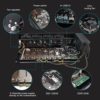 SUOHUI GPU Mining Rig Complete System for Ethereum Classic ETC, ETH, RVN, Flux, Ergo Crypto Miner with 8 GPU Mining Motherboard ,PSU, RAM,SSD, Stackable Mining Frame Machine(Without GPUs) - Image 4