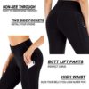 Yoga Pants with Pockets for Women - Leggings with Pockets High Waisted Tummy Control Non See-Through Workout Pants - Image 5