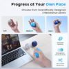BOB AND BRAD Hand Exercise Balls, Stress Balls for Adults, Tri-Density Squeeze Balls for Hand Therapy, Grip Strength Trainer for Arthritis, Hand Grip Strengthener (3 Pack, Soft Medium Hard) - Image 4
