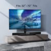 PERLESMITH Swivel TV Stand Universal Table Top TV Base for 32 to 65,70 inch LCD LED OLED 4K Flat Screen TVs - Height Adjustable TV Mount Stand with Safe TV Anti-tip Cable, VESA 600x400mm PSTVS03 - Image 2