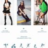 Womens Thigh High Socks Over the Knee High Striped Stocking Boot Leg Warmer Long Socks for Daily Wear Cosplay - Image 5