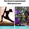 ZCXBHD Aerial Yoga Hammock Set 5mx2.8m Fitness Anti Gravity with 350 KG Load for Inversion Exercise Pilates Gymnastics (Color : Red) - Image 4