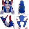 BUYHAO Full Body Patient Lift Sling, Head and Back Support, Toileting Transfer Slings, Split Legs with Commode Opening, 5 Handles, 6 Straps, Lifting Sling Medium Compatible with Various of Lifts - Image 2