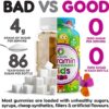 NUTRAMIN Sugar-Free, Allergen-Free & Vegan Gummy Multivitamins for Kids - Great Tasting Gummies Your Kids Will Love - 90 Count Bottle by Nutracelle - Image 5