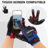 WORKPRO Heavy Duty Work Gloves, Synthetic Leather Mechanic Gloves, Impact Working Gloves, PVC Protection, Touch Screen - Image 4