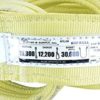 3 Ply Slings. Many Lengths in Listing! (USA Made), 4"x16' Nylon Lifting Web Sling. 15,300 lbs Vertical, 12,200 Choker, 30,600 Basket, High Capacity Eye & Eye (4"x16') - Image 2