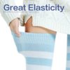 Kayhoma Extra Long Cotton Stripe Thigh High Socks Over the Knee High Socks - Image 5