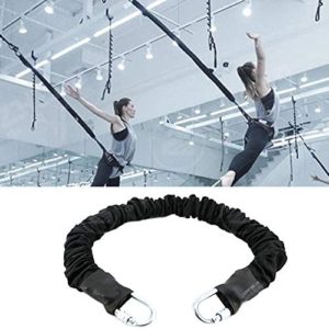 giveyoulucky Leg Stretcher Strap Hanging Rope Stretching Equipment Strap for Dance Aerial Yoga Ballet Leg Stretching Exercise Black 60