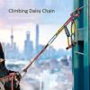 Pwigs Personal Anchor System Sling Climbing Safety Daisy Chain Strips 4950lb Test Stitched Nylon Webbing Sterling Chains - Image 7
