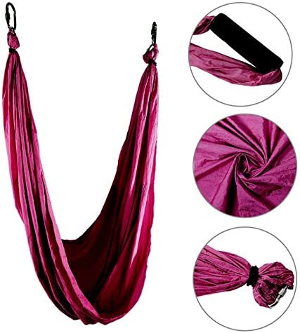 SALUTUYA Fitness Yoga Hammock Anti-Gravity 98.459.1in Aerial Swing Sling,for Workout - Image 5