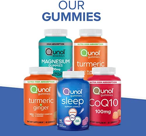 CoQ10 Gummies, Qunol CoQ10 100mg, Delicious Gummy Supplements, Helps Support Heart Health, Vegan, Gluten Free, Ultra High Absorption, 2 Month Supply (60 Count, Pack of 2) - Image 6