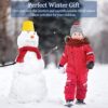 Cevapro Ski Gloves for Kids Winter Warm Gloves Non-Slip Waterproof Snow Gloves Outdoor Sports for Boys Girls - Image 7