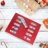 Chilin Hand Cream Gift Set, 10 Pieces Perfumed Moisturising Hand Cream for Very Dry Cracked Hands, Moisturising Cream Care Cream Hand Cream Set Christmas Gift for Men Women Children, Red, 1 Ounce - Image 8