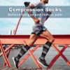 Copper Compression Socks Women & Men Circulation - Best for Running, Nursing, Hiking, Recovery, Flight & Travel Socks - Image 4