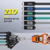 Resistance Bands for Working Out, INNELO Multi-Weight Optional Heavy Exercise Bands for Men Women, Fitness Workout Bands, Heavy Strength Training Equipment at Home, Gym, Office, Outdoor for Training - Image 3