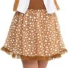 Amscan Oh Deer! Halloween Costume for Girls, Attached Hood, Antlers, and Ears Included - Image 5