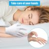 White Gloves, 12 Pairs Thicken Cotton Gloves, Moisturizing Gloves Overnight, One Size Fit White Gloves Women and Men, Washable Cotton Gloves Eczema Gloves, White Cotton Gloves for Dry Hands (12 Pairs) - Image 4