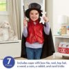 Melissa & Doug Magician Role Play Costume Set - Includes Hat, Cape, Wand, Magic Tricks Frustration-Free Packaging - Image 2