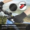 LERWAY Winter Warm Gloves, Thermal Black Warm Gloves for Men Women Waterproof Touchscreen Non-Slip Freezer Gloves for Driving, Cycling,Hiking,Skating - Image 6