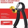 ALMAH Grip Strength Trainer,Forearm Strengthener,Hand Grip Strengthener Adjustable Resistance 11-132Lbs,Gripper Exerciser for Wrist Strengthener and Hand Therapy for Athletes - Image 6