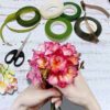Floral Arrangement Kit, SourceTon 14 Flower Tools Include Floral Tapes Floral Garden Wire Cutter 22-Gauge Paddle Wire Sewing Needles - Image 6