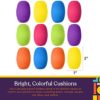 Special Supplies Egg Pen-Pencil Grips for Kids and Adults Colorful, Cushioned Holders for Handwriting, Drawing, Coloring - Ergonomic Right or Left-Handed Use - Reusable (12-Pack) - Image 6