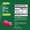 Zinc 50MG Gummies for Healthy Immune Support - for Adults and Teens - Dietary Supplement, Pectin Based, Vegan, Gelatin Free, Gluten Free, Berry Flavor Chewable Gummy [60 Count 2 Pack] - Image 4