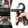 EPKAOZEY Grip Strength Trainer, 2 Pack Hand Grip Strengthener with Adjustable Resistance 11-132Lbs, Forearm strengthener, Non-Slip Hand Gripper for Muscle Building Hand Exercises for Athletes - Image 2