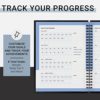 FitMate Fitness Journal, 160-page Spiral Workout Journal Log Book with Goal Setting, Fitness Planner Progress Tracking, Body Measurements, Calendar, and Detailed Exercise Planner, Waterproof and Sweatproof, 8 x 6 Inches - Image 5