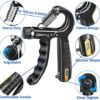 Hand Grip Strengthener, Adjustable Resistance 11-132 Lbs, Forearm Exerciser, Grip Strength Trainer for Muscle Building and Injury Recovery for Athletes - Image 2