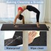 Gymnastics Mat for Kids Adults, Folding Extra Thick Tumbling Mats for Home Gym, 6’x2’ Anti-Tear Lightweight Exercise Mat with Carrying Handles, Crash Panel Mat - Image 3