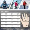 LERWAY Winter Warm Gloves, Thermal Black Warm Gloves for Men Women Waterproof Touchscreen Non-Slip Freezer Gloves for Driving, Cycling,Hiking,Skating - Image 2