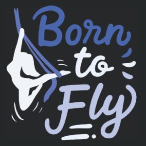 Born To Fly: Notebook For Aerial Yoga Fitness Aerial Silk Dancer Asana (Ruled Paper, 120 Lined Pages, 6" x 9") Aerial Yoga Sayings For Aerialist & Antigravity