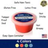 Crown Therapy Putty – Made in USA - Full Set of Hand Exercise Putty (4 Pack, 3-oz Each) Hand Exercise Rehabilitation, Stress and Anxiety Relief. - Image 3