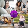 Gel Seat Cushion, Seat Cushion, Breathable - Sit Longer, Feel Better - Butt, Back, Sciatica, Hip, Coccyx Pain Relief Pad, Gel Seat Cushion for Wheelchair Cushion, Office Chair, Car, Long Travel - Image 7