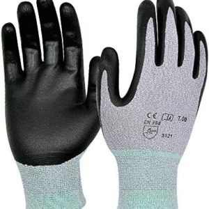 Ultra Durable Safety Work Gloves with Elastic Nylon, Non-slip, Power Grip, 3D Comfort Stretch Fit, Smart Touch Screen, Breathable, Antistatic, Small