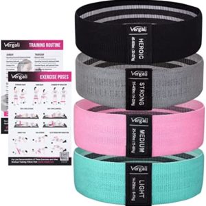 Resistance Bands for Working Out with Exercise Guide. Fabric Booty Bands for Women Men. Workout Bands Leg Bands for Working Out. Hip Resistance Loops for Squat Butt Glute Set Fitness Home Elastic Band