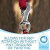 Hanging Chair/Hammock Chair Swivel Hook Snap - 500 LB Capacity - Outdoor/Indoor (500 LB Weight Limit) by Impresa - Image 3